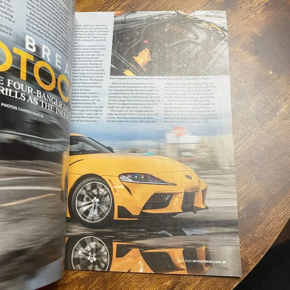 Motor Trend July 2020 Future Cars Toyota Venza AUDI A3 Porsche 911 Turbo Mazda 6